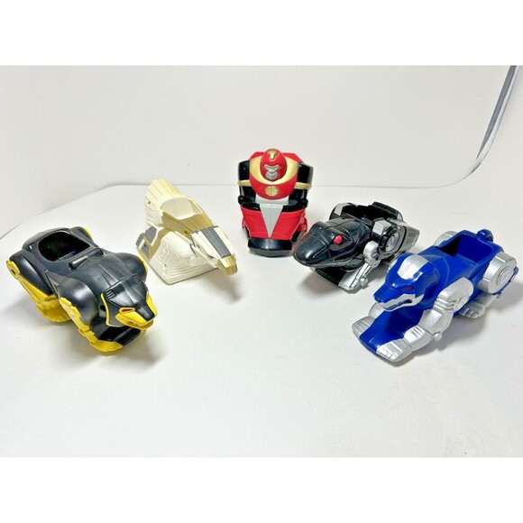 Vintage 1995 McDonald’s Mighty Morphin Power Rangers The Movie Vehicle Lot of 5 - Picture 2 of 16